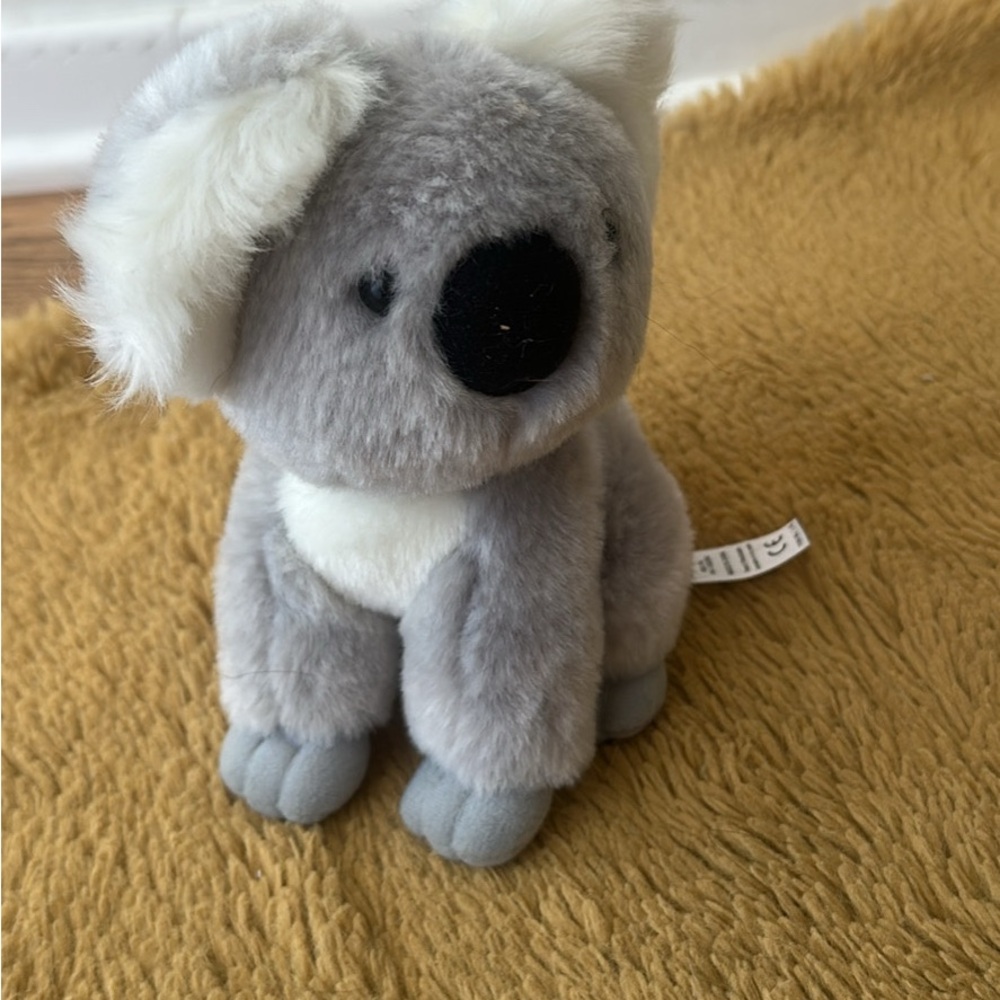 NWOT-Gray and White Koala Plush Toy